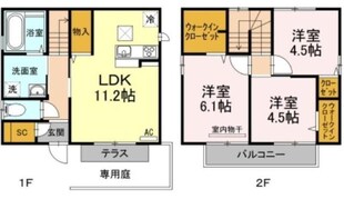 ノース　パーク　Ⅲの物件間取画像